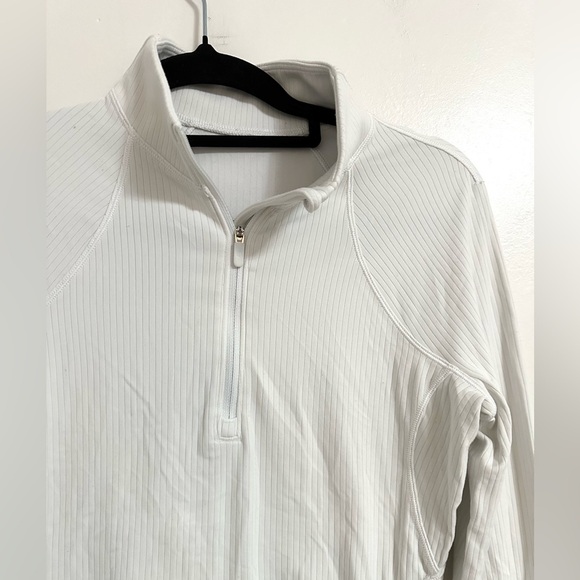 Lululemon Its Rulu Run Ribbed Cropped Half Zip 4 - Picture 6 of 8